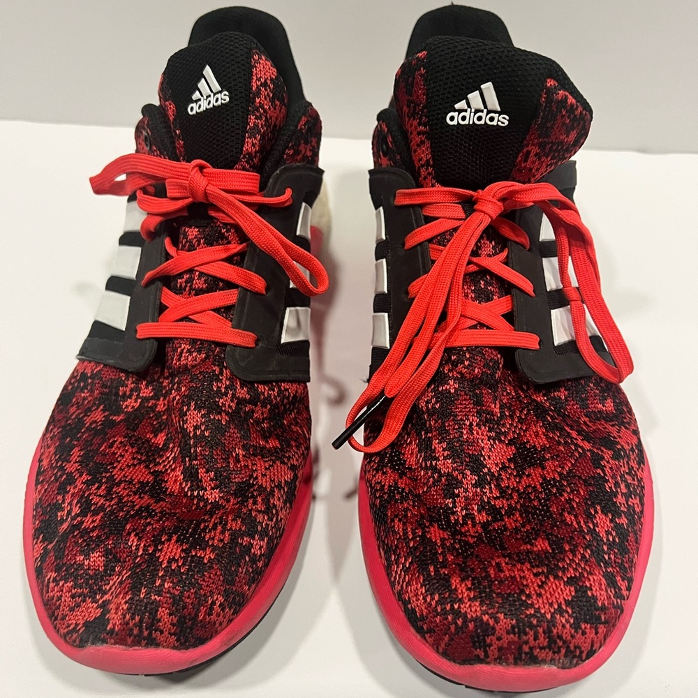 ADIDAS Men’s 10 Solar RNR Boost Athletic Training Sneaker AQ1916 Red RARE 🔥